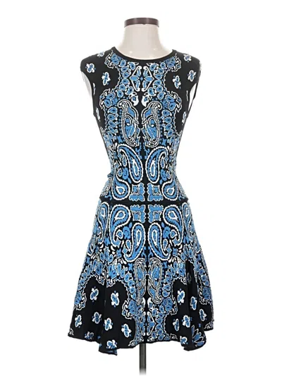 Pre-owned Torn By Ronny Kobo Cocktail Dress In Blue