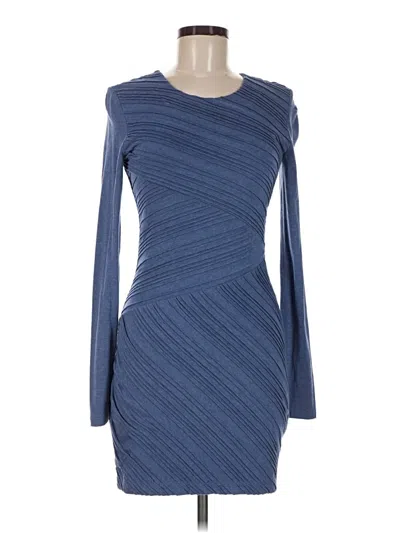 Pre-owned Torn By Ronny Kobo Cocktail Dress In Blue