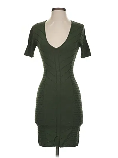 Pre-owned Torn By Ronny Kobo Cocktail Dress In Green