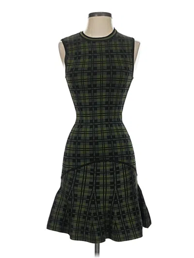 Pre-owned Torn By Ronny Kobo Cocktail Dress In Green