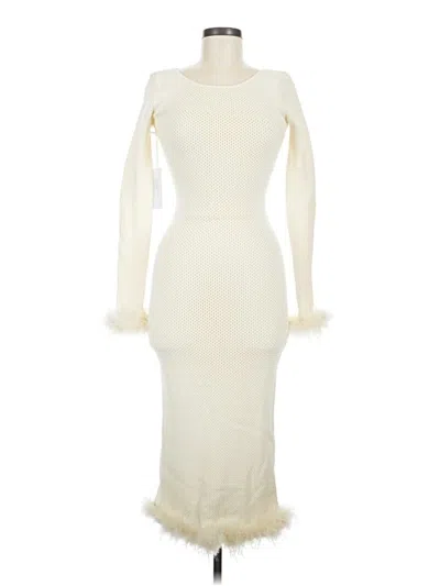 Pre-owned Torn By Ronny Kobo Cocktail Dress In Ivory