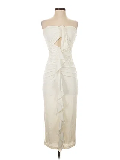 Pre-owned Torn By Ronny Kobo Cocktail Dress In Ivory