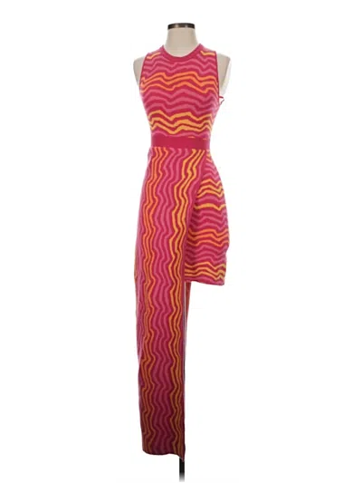 Pre-owned Torn By Ronny Kobo Cocktail Dress In Pink