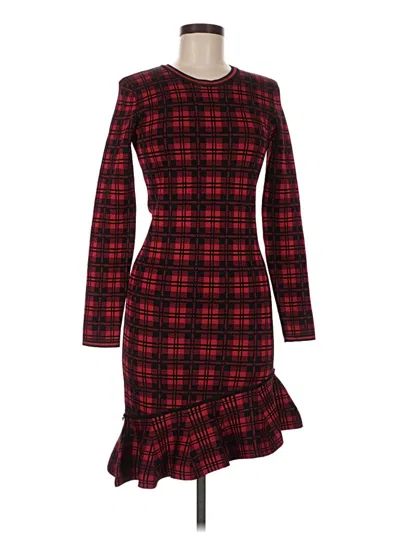 Pre-owned Torn By Ronny Kobo Cocktail Dress In Red