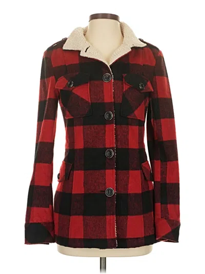 Pre-owned Torn By Ronny Kobo Fleece Jacket In Red