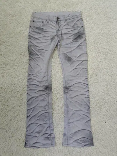 Pre-owned Tornado Mart Flaredistressed Scale  Pants In Multi
