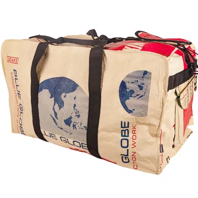 Torrain Recycled Bags Men's Blue / Neutrals Blue Globe Large Transport Duffel