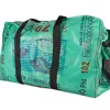 Torrain Recycled Bags Men's Green Fish Large Transport Duffel