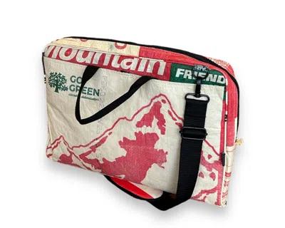 Torrain Recycled Bags Men's Red / Neutrals Mountain Caliber Computer Bag