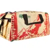 Torrain Recycled Bags Men's Red / Neutrals Mountain Medium Transport Duffel