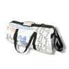 Torrain Recycled Bags Men's White Dragon Retro Duffel