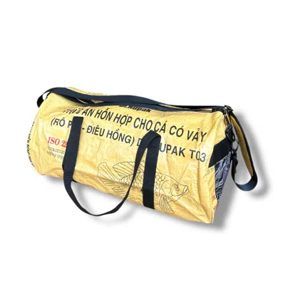 Torrain Recycled Bags Men's Yellow / Orange Yellow Fish Retro Duffel