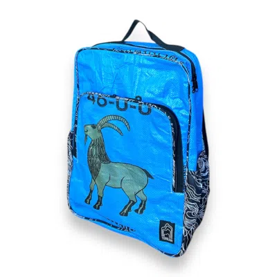 Torrain Recycled Bags Women's Blue Goat Giri Backpack