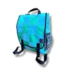 Torrain Recycled Bags Women's Blue / Green Patchwork Aqua Sky Blue Cascade Backpack