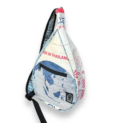 Torrain Recycled Bags Women's Blue / Neutrals Blue Globe Circadian Sling Bag