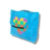 Torrain Recycled Bags Women's Blue Patchwork Heart Valley Tote In Blue
