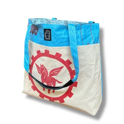 Torrain Recycled Bags Women's Green / Neutrals Pegasus Barrel Tote