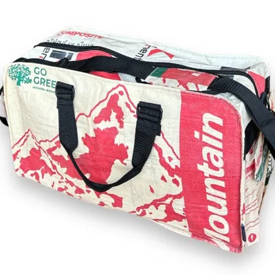 Torrain Recycled Bags Women's Red / Neutrals Mountain Small Transport Duffel