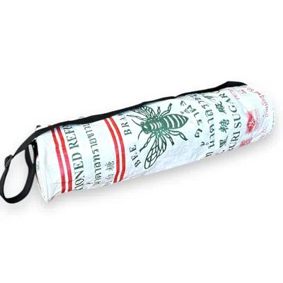 Torrain Recycled Bags Women's White Bee Anahata Yoga Mat Bag