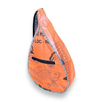 Torrain Recycled Bags Women's Yellow / Orange Tangerine Fish Circadian Sling Bag