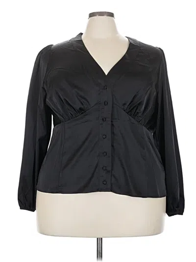Torrid 3/4 Sleeve Blouse In Multi