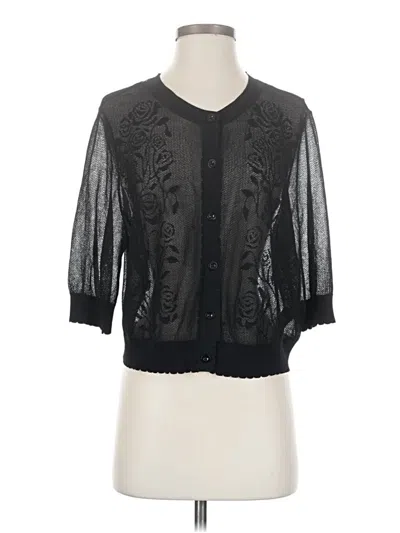 Pre-owned Torrid 3/4 Sleeve Blouse In Black