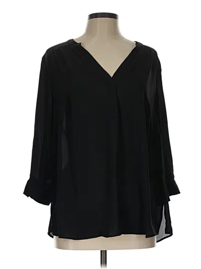 Torrid 3/4 Sleeve Blouse In Black