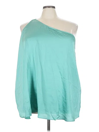Torrid 3/4 Sleeve Blouse In Blue