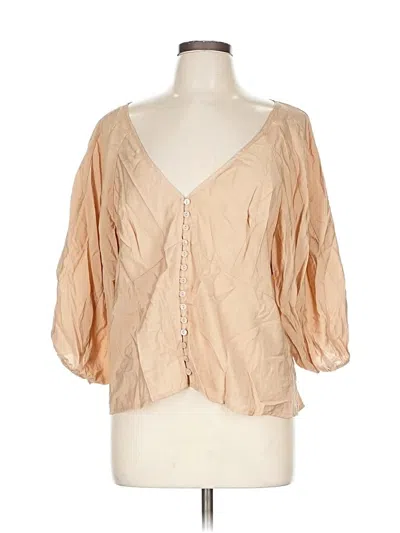 Torrid 3/4 Sleeve Blouse In Brown