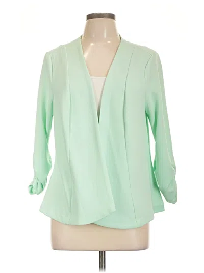 Pre-owned Torrid 3/4 Sleeve Blouse In Green