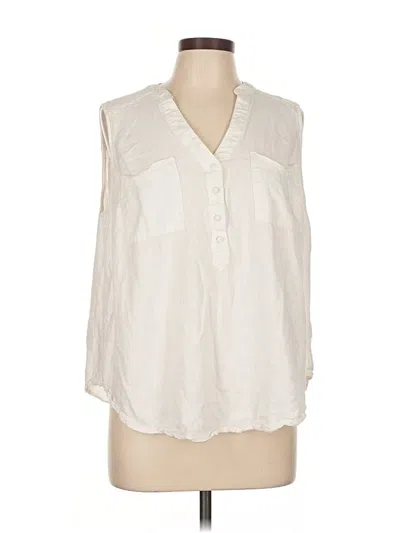 Pre-owned Torrid 3/4 Sleeve Blouse In Ivory