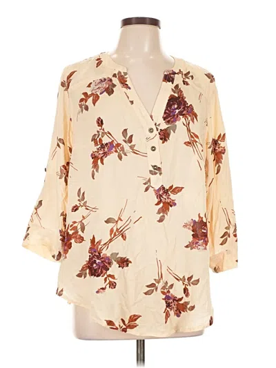 Torrid 3/4 Sleeve Blouse In Ivory
