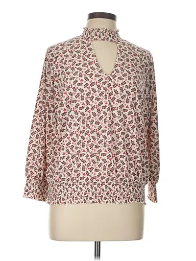 Pre-owned Torrid 3/4 Sleeve Blouse In Ivory