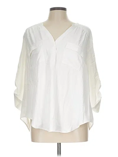 Torrid 3/4 Sleeve Blouse In Ivory