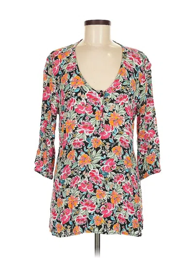 Pre-owned Torrid 3/4 Sleeve Blouse In Orange