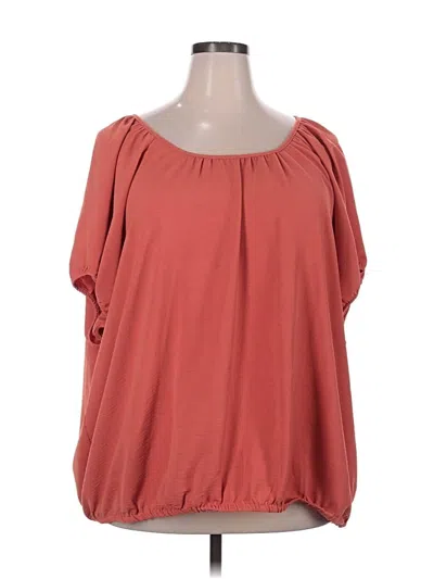 Pre-owned Torrid 3/4 Sleeve Blouse In Orange