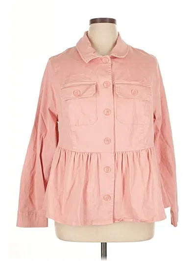 Pre-owned Torrid 3/4 Sleeve Blouse In Pink