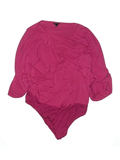 Pre-owned Torrid 3/4 Sleeve Blouse In Pink
