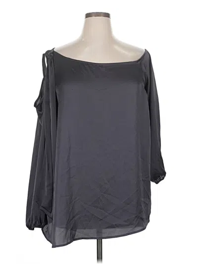 Pre-owned Torrid 3/4 Sleeve Blouse In Purple