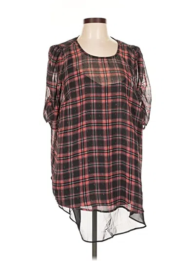 Torrid 3/4 Sleeve Blouse In Red