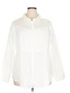Torrid 3/4 Sleeve Blouse In White