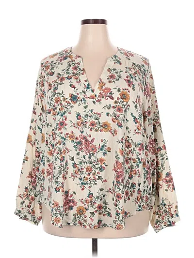 Torrid 3/4 Sleeve Blouse In Multi