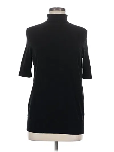 Pre-owned Torrid 3/4 Sleeve Top Black Mock Neckline Tops