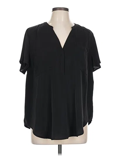 Pre-owned Torrid 3/4 Sleeve T-shirt In Black