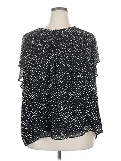 Pre-owned Torrid 3/4 Sleeve T-shirt In Black