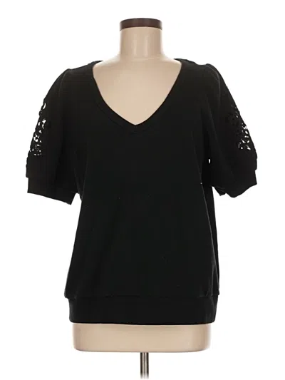 Pre-owned Torrid 3/4 Sleeve T-shirt In Black