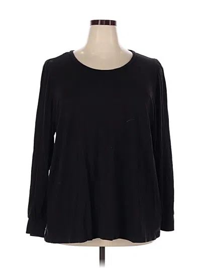 Pre-owned Torrid 3/4 Sleeve T-shirt In Black