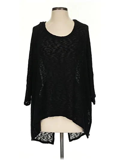 Pre-owned Torrid 3/4 Sleeve T-shirt In Black