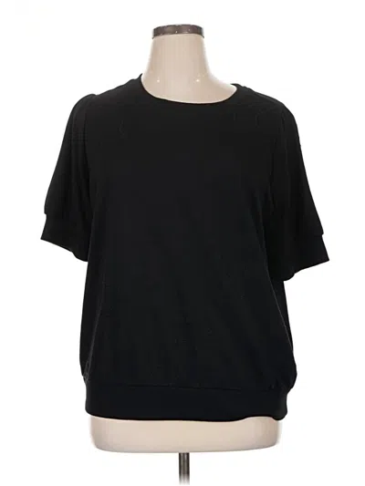 Pre-owned Torrid 3/4 Sleeve T-shirt In Black