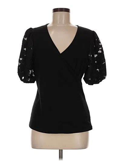 Pre-owned Torrid 3/4 Sleeve T-shirt In Black